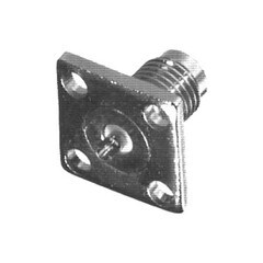 RF Industries SMA Female 4-Hole Panel Mount Solder 25 Pack RSA-3271