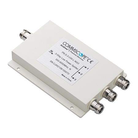 CommScope 3 Way Splitter 555-6000MHz (S-3-UW-L-NI53) | Solid Signal