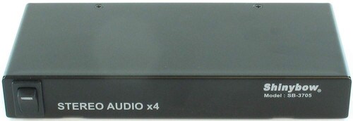 ShinyBow 1x4 Stereo Audio ARAL Distribution Amplifier SB-3705