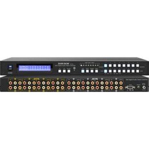 ShinyBow SB-8804LCM 8x8 Composite Video Matrix Switcher With 8-Zone Volume Control SB-8804LCM
