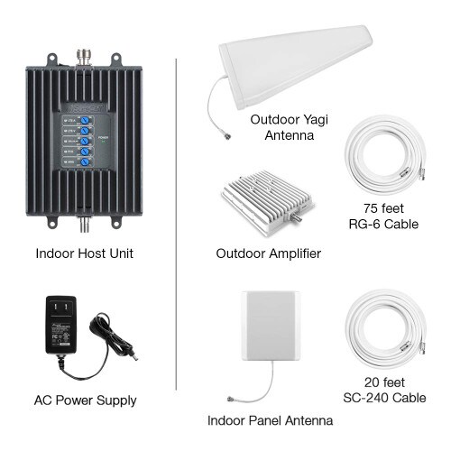 SureCall Fusion4HomeMax Cell Phone Booster for Homes SC-Fusion4HomeMax
