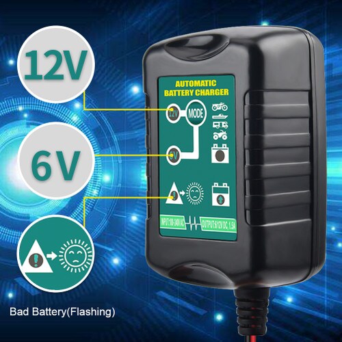 Smart Charge Automatic Trickle Battery Charger 12-Volt SMARTCHARGE