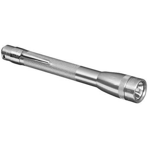Maglite 111-Lumen Mini LED Flashlight Silver SP32106