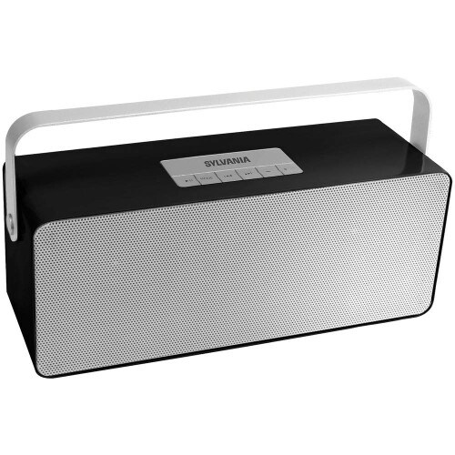 Sylvania Portable Bluetooth Speaker With Aluminum Handle Black SP672-BLACK