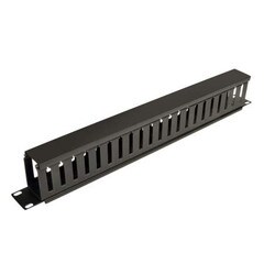 Tripp Lite 1U Horizontal Finger Duct with Cover SRCABLEDUCT1U
