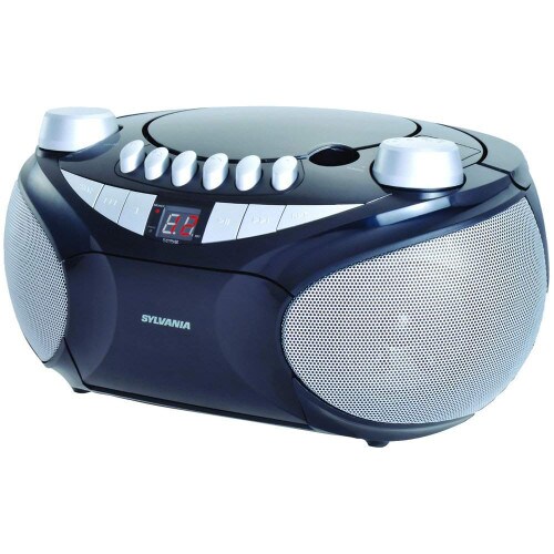 Sylvania Portable CD Cassette Radio Boombox SRCD286
