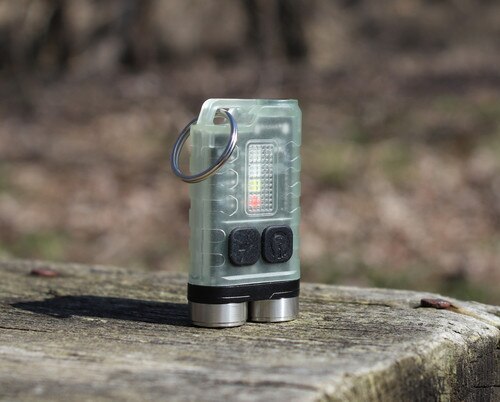 Solid Signal 900 Lumen Keychain Flashlight USB-C Rechargeable with UV SS900