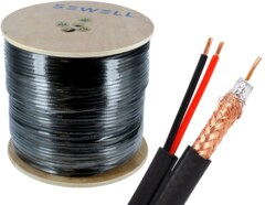 Sewell 500ft Bulk Outdoor RG6 Dual Bonded Coax Cable SW-30176