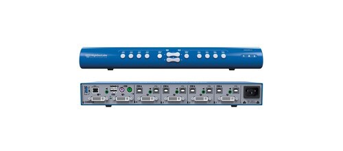 Kramer HSL Secure Mini-Matrix KVM Switcher 4-Port DVI-I Video SX42DU-3