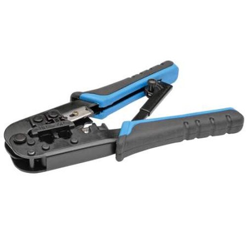 Tripp Lite RJ11RJ12RJ45 Crimping Tool with Cable Stripper T100-001