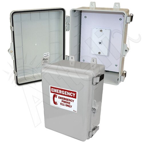 O'Neill exposure systems タッパーL Altelix 12x9x7 IP66 NEMA 4X Outdoor Weatherproof Emergency Phone