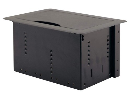 Kramer Table Mount Multi-Connection Solution Brushed Clear TBUS-10XL-BC