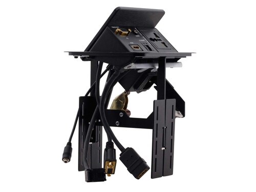 Kramer Pop-Up Table Mount Multi-Connection SolutionBlack TBUS-201XL-B