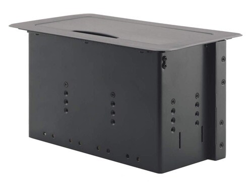 Kramer Table Mount Modular Multi-Connection Solution Black TBUS-6XL-B