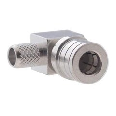 Times Microwave QMA Male Right Angle Connector for TFT-402 Cable TC-402-QM-RA-LP