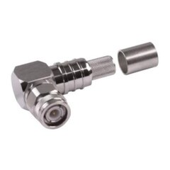 Times Microwave Systems - Right-Angle TNC-Male Connector TC-600-TM-RA-D