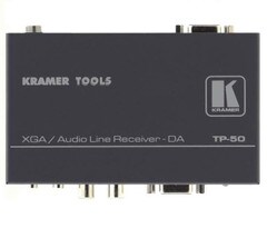 Kramer 1x2 VGA Video with SPDIF or Stereo Audio Twisted Pair Receiver TP-50