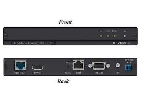 Kramer 4K HDMI Ethernet RS 232 IR HDBaseT Twisted Pair Transmitter PoE TP-780TXR