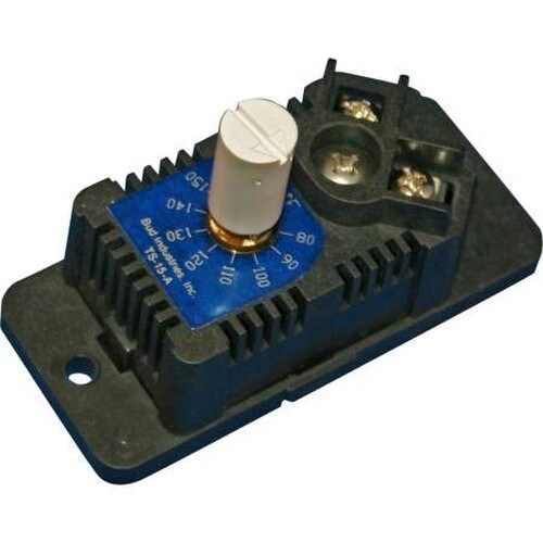Bud Industries Flange-Mounted TEM-STAT Temperature Control TS-15-A