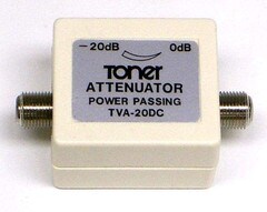 Toner Cable TVA-20 DC Variable Attenuator TVA-20 DC