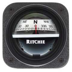 Ritchie Explorer Compass Bulkhead Mount White Dial V-537W