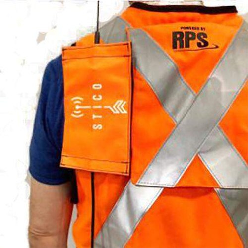 STICO Industries, Inc. Safety Vest Antenna W/Flexiwhip (VESTNBNITI