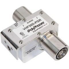 PolyPhaser - VHF High Power Combiner Protector DIN M-DIN F VHF50D-MA-PGR