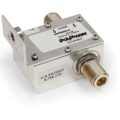 PolyPhaser VHF Combiner Arrestor N-F to N-F VHF50HN-B