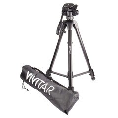 Vivitar VIV-VPT-3662 Professional Tripod with 3-Way Fluid Pan Head 62 Inches - VIV-VPT-3662