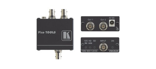 Kramer SDI Distributor 1X2 4K 12G VM-2UX
