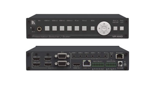 Kramer Presentation SwitcherScaler With 4 HDMI 2 VGA inputs VP-440