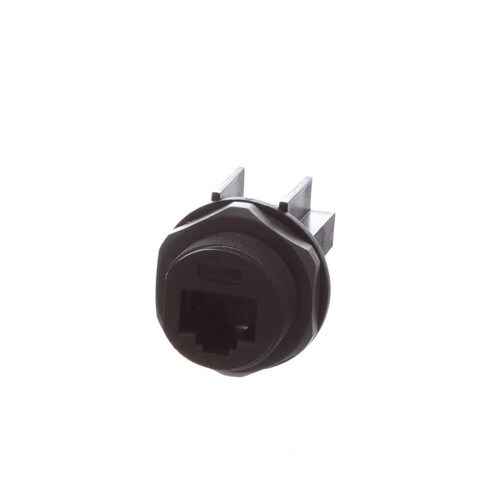 L-Com IP67 Panel Mount RJ45 Coupler Shielded Feed-Thru WPRJ-FTCAT5E