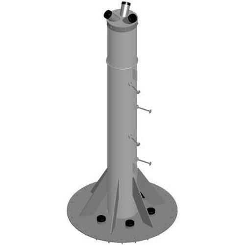 CommScope Mini Monopole for Stackable Pod Mount Assembly 7ft WT-MMP-7