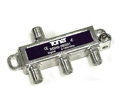 Toner Cable 3-Way DOCSIS 31 Compatible 12 GHz Digital Splitters XGHS-3BD31